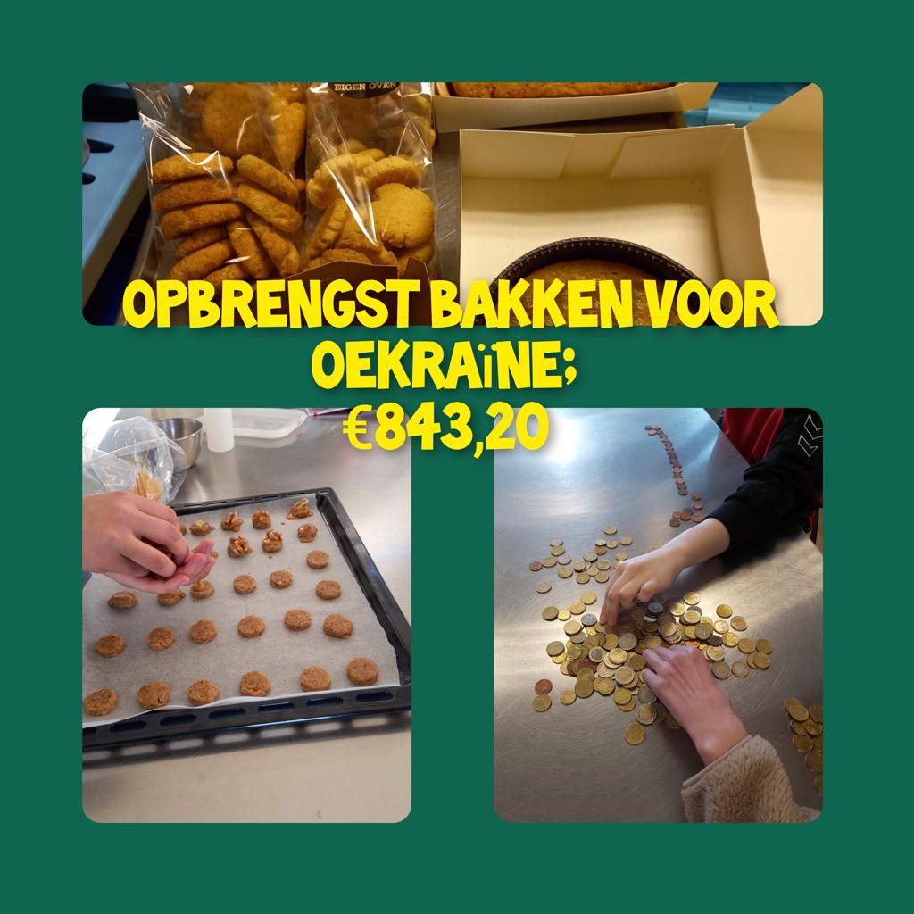 Opbrengst bakken voor Oekraine