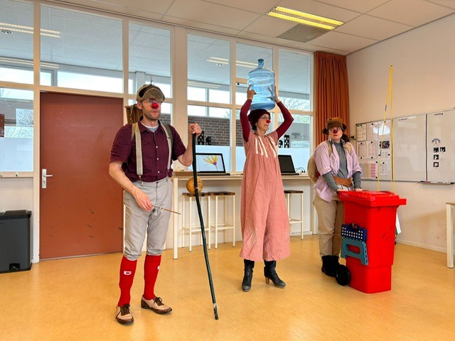 De Cliniclowns op bezoek